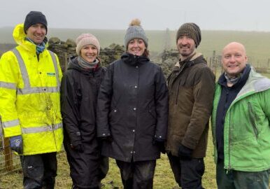FLOOD DEFENCE: The Aire Resilience Company (ARC) team from left to right are Philip Blaen (ARC Director representing Yorkshire Water), Gema Gacia (ARC Programme Team and Group Engineer at Leeds City Council), Georgina Mitchell (ARC Chairperson and Director), Mark Garford (ARC Programme Team and Principal Engineer at Leeds City Council) and Jonathan Moxon - ARC Director representing Leeds City Council.